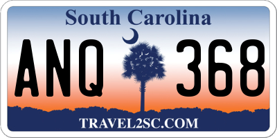 SC license plate ANQ368