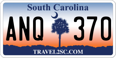SC license plate ANQ370