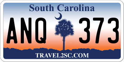 SC license plate ANQ373