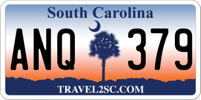 SC license plate ANQ379