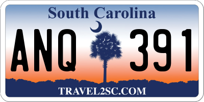 SC license plate ANQ391
