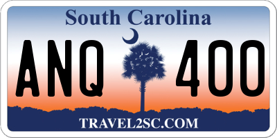 SC license plate ANQ400