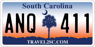 SC license plate ANQ411