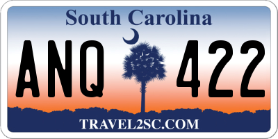 SC license plate ANQ422