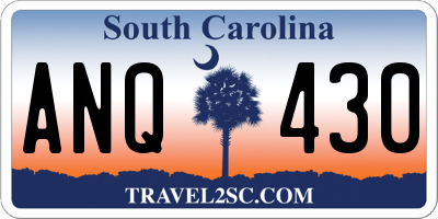 SC license plate ANQ430