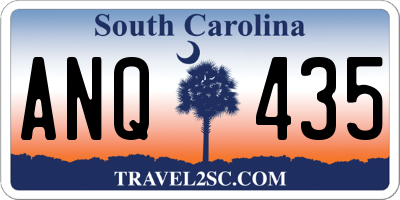 SC license plate ANQ435