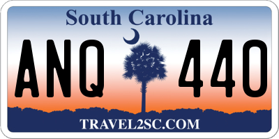 SC license plate ANQ440