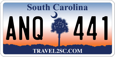 SC license plate ANQ441