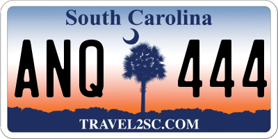 SC license plate ANQ444