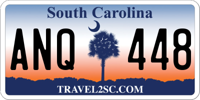 SC license plate ANQ448