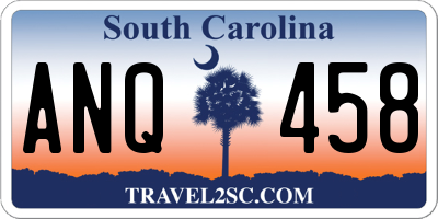 SC license plate ANQ458