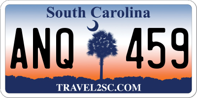 SC license plate ANQ459