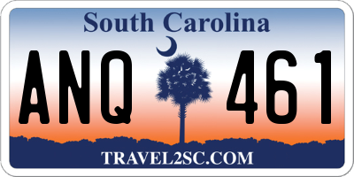 SC license plate ANQ461