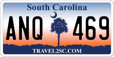 SC license plate ANQ469