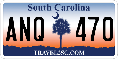 SC license plate ANQ470