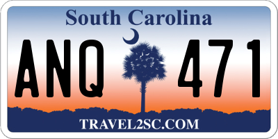 SC license plate ANQ471