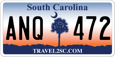 SC license plate ANQ472