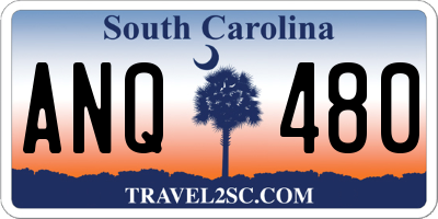 SC license plate ANQ480
