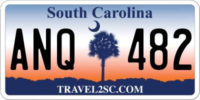 SC license plate ANQ482