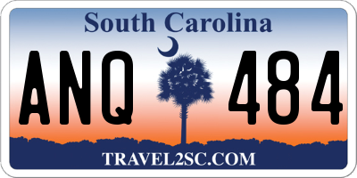 SC license plate ANQ484