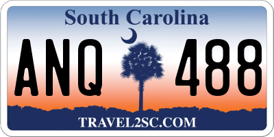 SC license plate ANQ488