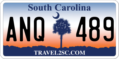 SC license plate ANQ489
