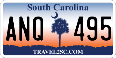 SC license plate ANQ495