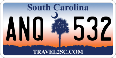 SC license plate ANQ532
