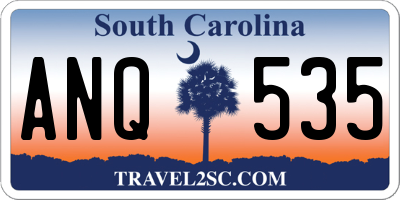 SC license plate ANQ535