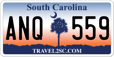 SC license plate ANQ559