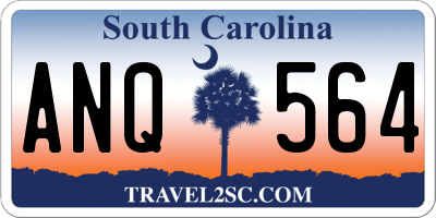 SC license plate ANQ564