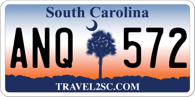 SC license plate ANQ572