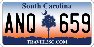 SC license plate ANQ659