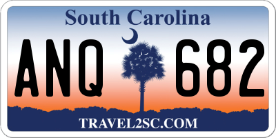 SC license plate ANQ682
