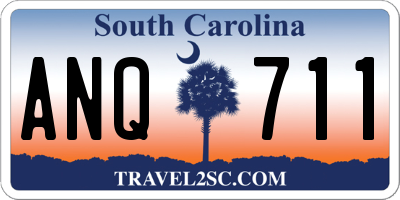 SC license plate ANQ711