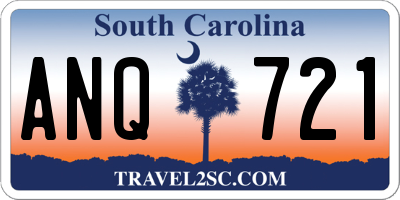 SC license plate ANQ721