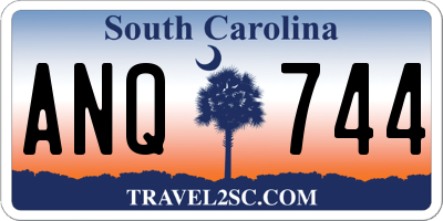 SC license plate ANQ744
