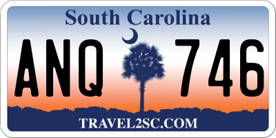 SC license plate ANQ746