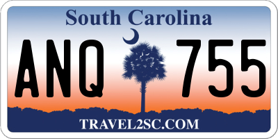 SC license plate ANQ755