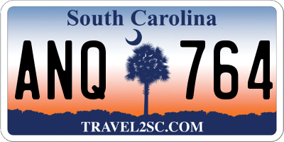 SC license plate ANQ764
