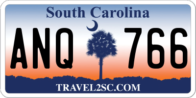 SC license plate ANQ766