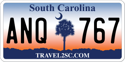 SC license plate ANQ767