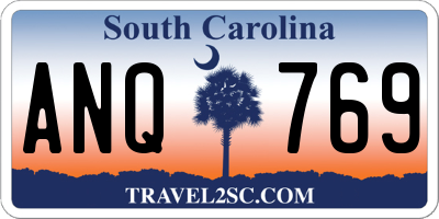 SC license plate ANQ769