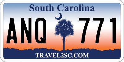 SC license plate ANQ771