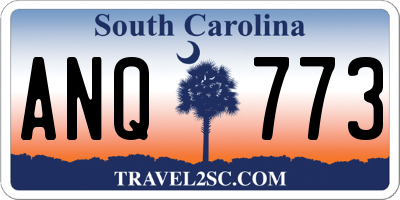 SC license plate ANQ773