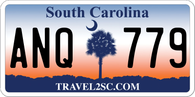 SC license plate ANQ779