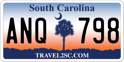SC license plate ANQ798