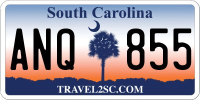 SC license plate ANQ855