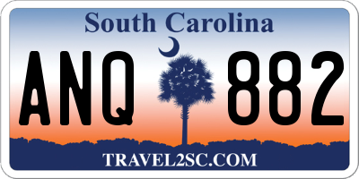 SC license plate ANQ882