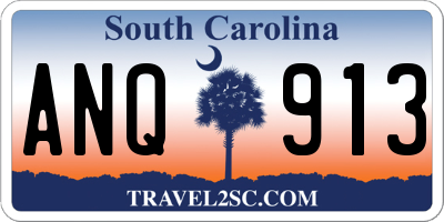 SC license plate ANQ913